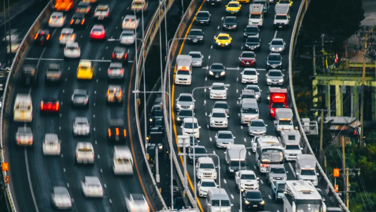 Anécdotas y apuros de un caravanista de primer curso 3 Tráfico autopista