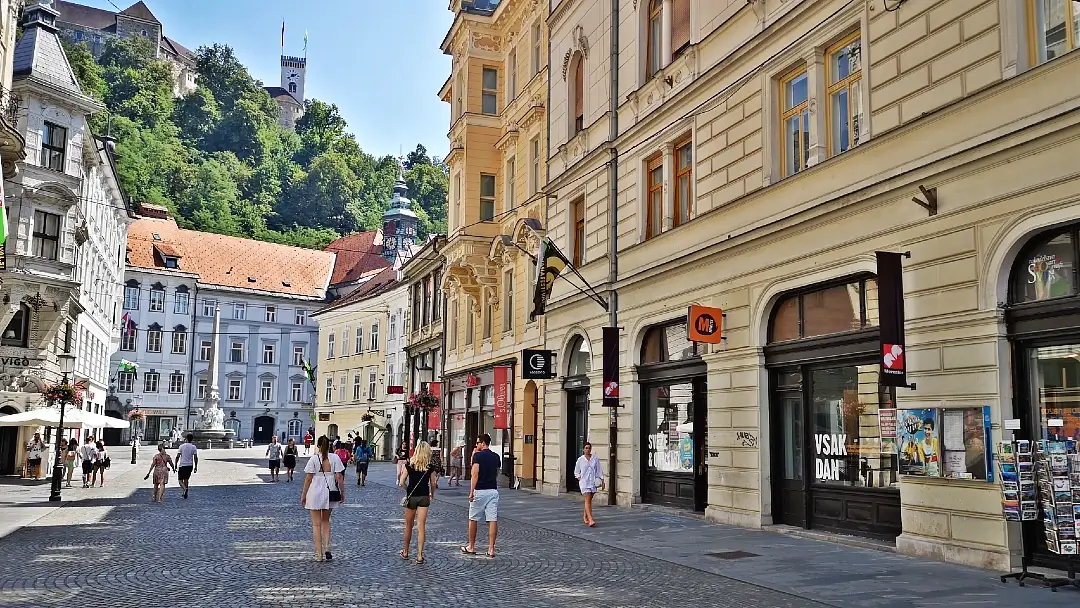 Liubliana, la encantadora y elegante capital de Eslovenia 9 Calle Stritarjeva Liubliana