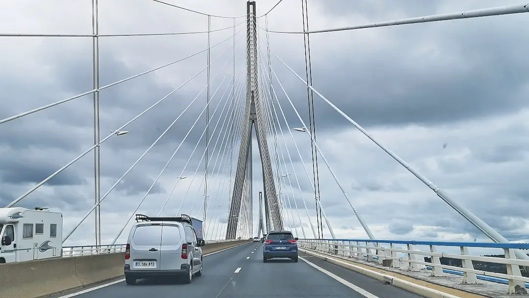 Ruta en caravana: Francia, Luxemburgo, Países Bajos y Bélgica - 2a parte 7 Ruta en caravana por Bélgica y Normandía Puente de Normandia