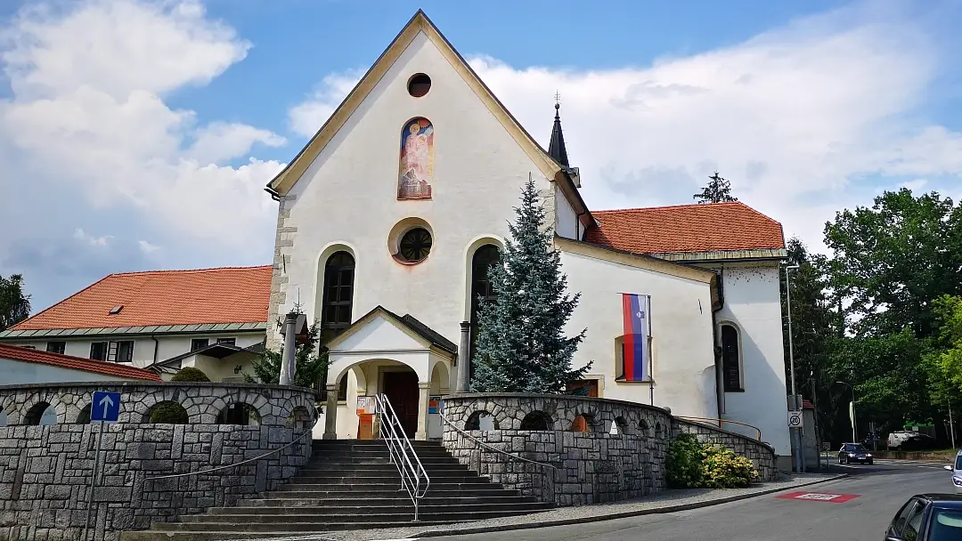 Škofja Loka, la ciudad medieval mejor conservada de Eslovenia 11 Iglesia de los Capuchinos Skofja Loka