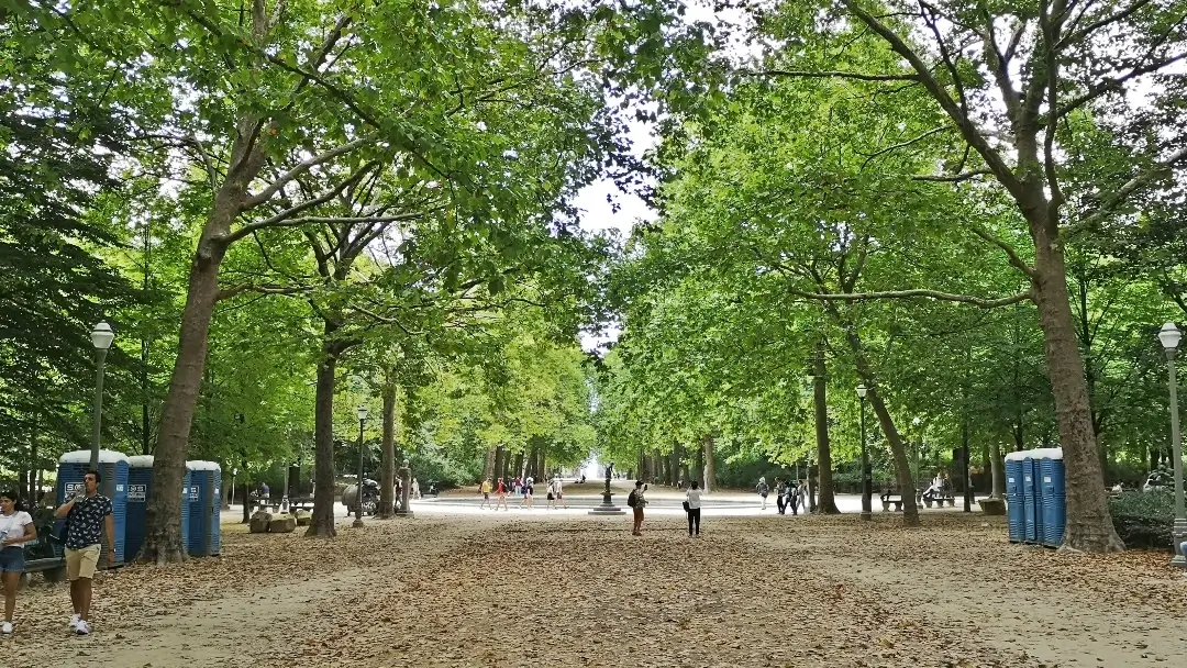 Siguiendo el rastro de Tintín en Bruselas 14 Parque de Bruselas (Parc de Bruxelles)