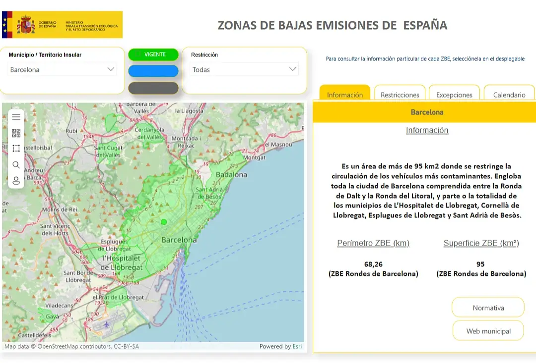 Etiquetas ambientales: ¿Licencia para contaminar? 10 mapa ZBE