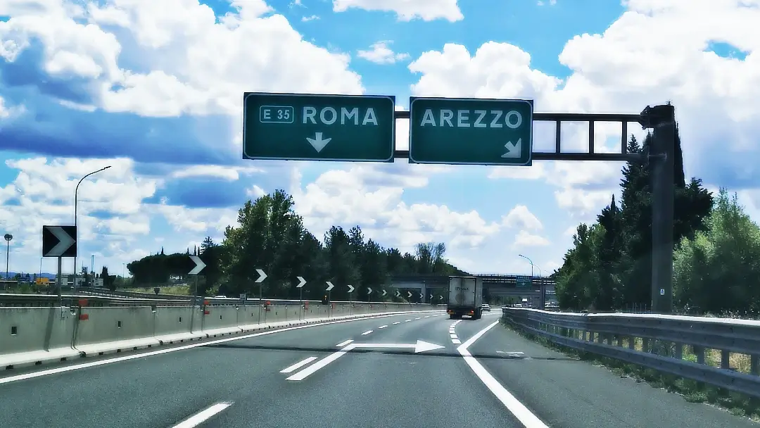 Barcelona - Roma en ferry con coche y caravana 2 Autopista