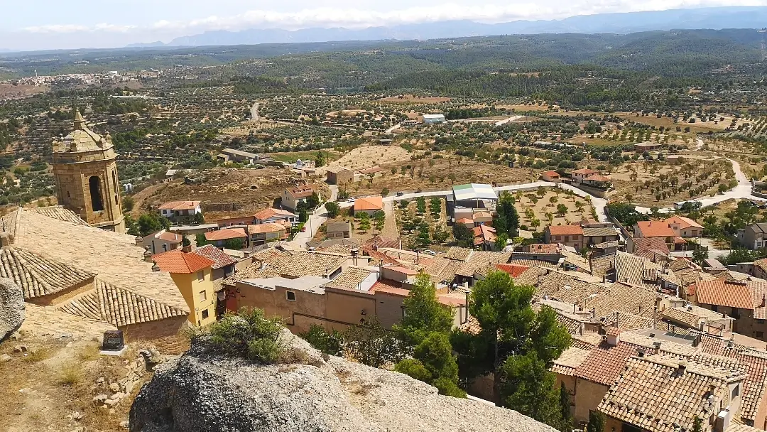 Que ver en La Fresneda, una joya escondida en El Matarraña 20 Vistas desde el castillo de La Fresneda