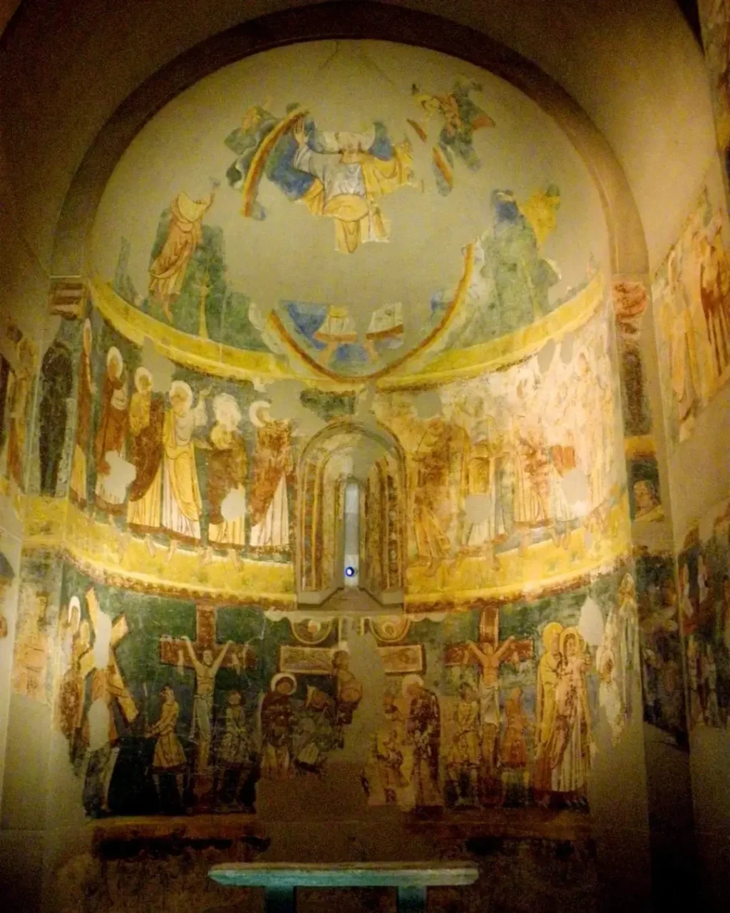 Jaca, la primera capital del reino 6 pinturas románicas de la Iglesia de los Santos Julián y Basilisa de Bagüés